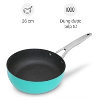 Chảo nhôm sâu chống dính vân đá đáy từ 26 cm Elmich Hera EL-8242