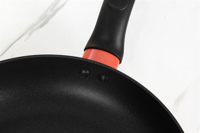 Chảo nhôm chống dính đáy từ 24 cm Supor Trendy H22104-J24A Màu Cam đỏ