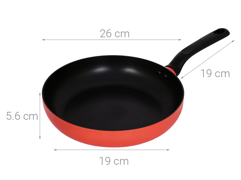 Chảo nhôm chống dính đáy từ 26 cm Supor Trendy H22104-J26A