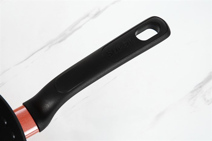 Chảo nhôm sâu chống dính đáy từ 26 cm Supor Trendy H22104-C26A Màu Cam đỏ