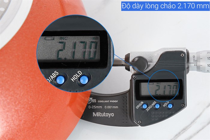 Chảo nhôm sâu chống dính đáy từ 26 cm Supor Trendy H22104-C26A Màu Cam đỏ