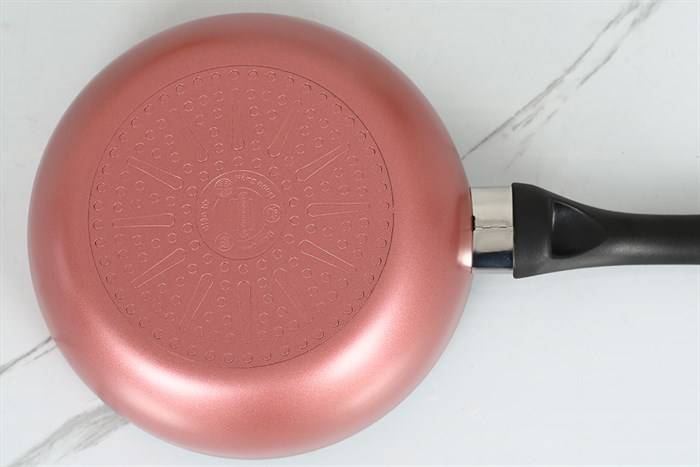 Chảo nhôm sâu chống dính vân đá đáy từ 20 cm Sunhouse SHS20MP Màu Hồng