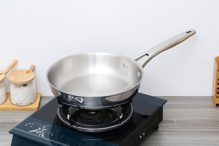 Chảo inox nguyên khối đáy từ 26 cm Elmich Trimax EL-2822 Màu Inox
