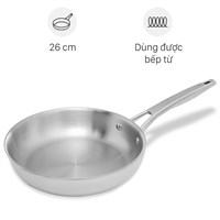 Chảo inox nguyên khối đáy từ 26 cm Elmich Trimax EL-2822