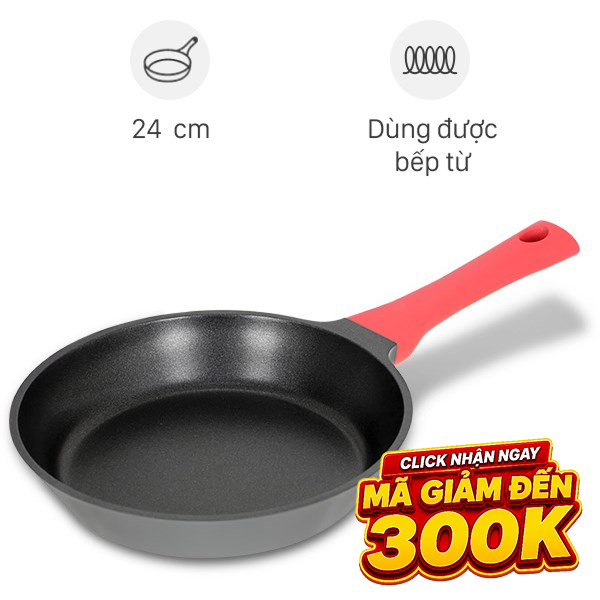 Chảo nhôm chống dính đáy từ Carez FPC591DI24SN