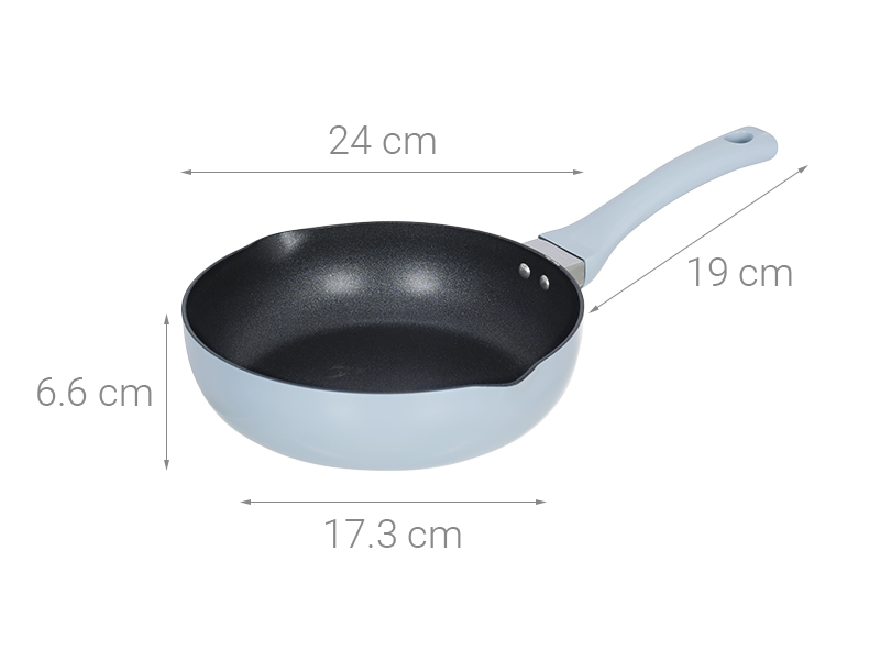 Chảo nhôm sâu chống dính đáy từ 24 cm Elmich EL-5923SK24