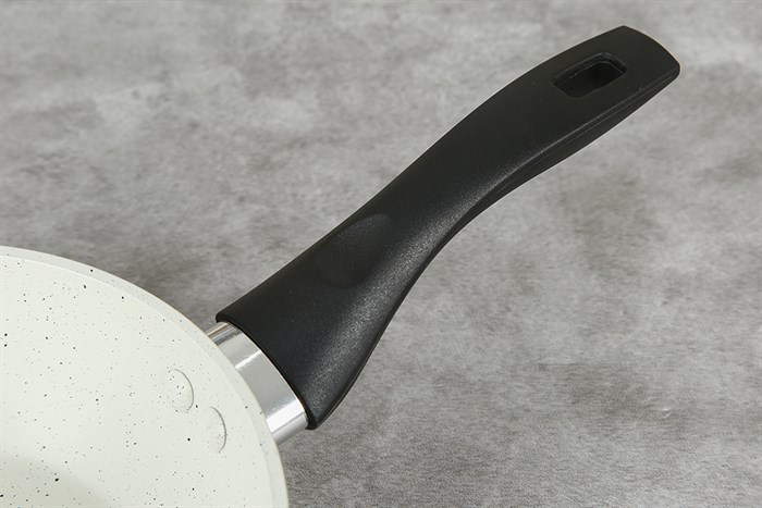 Chảo nhôm sâu chống dính vân đá đáy từ 20 cm Green Cook GCP226-20IH Màu Kem