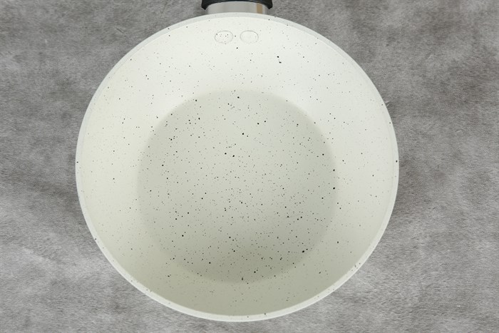 Chảo nhôm sâu chống dính vân đá đáy từ 20 cm Green Cook GCP226-20IH Màu Kem