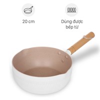 Chảo nhôm sâu chống dính đáy từ 20 cm Delites RLN-5020