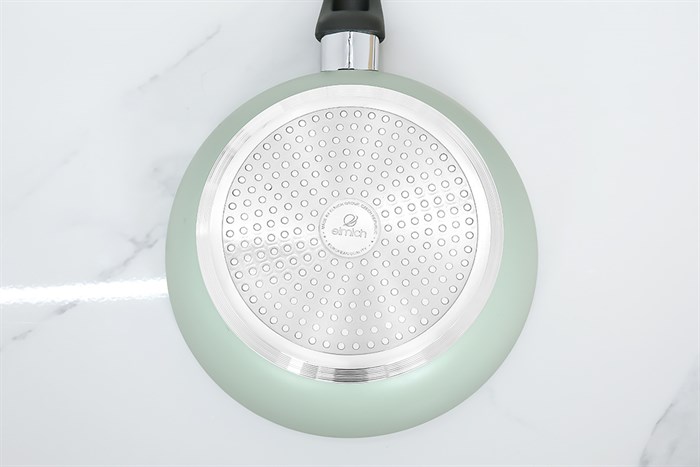 Chảo nhôm chống dính vân đá đáy từ 20 cm Elmich Colosseum Y1 EL-3718 Xanh mint Màu Xanh mint