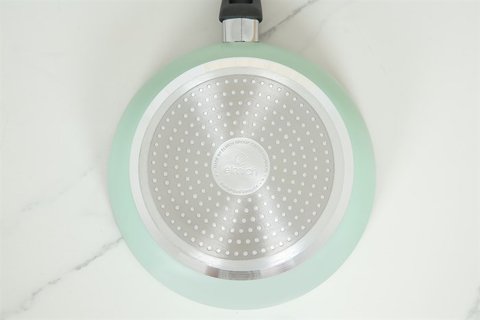Chảo nhôm chống dính vân đá đáy từ 24 cm Elmich Colosseum Y1 EL-3719 Xanh mint Màu Xanh mint