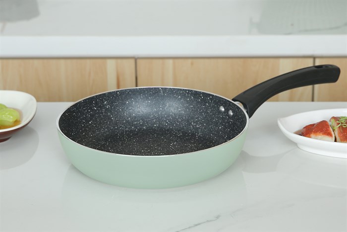 Chảo nhôm chống dính vân đá đáy từ 26 cm Elmich Colosseum Y1 EL-3720 Xanh mint Màu Xanh mint