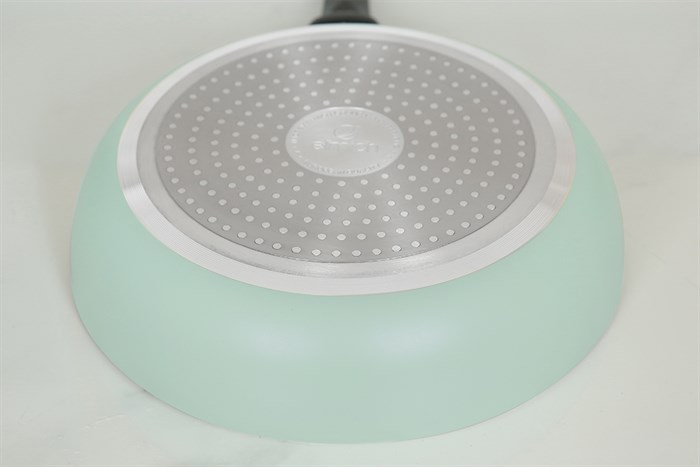 Chảo nhôm chống dính vân đá đáy từ 26 cm Elmich Colosseum Y1 EL-3720 Xanh mint Màu Xanh mint