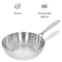 Chảo inox nguyên khối sâu đáy từ 20 cm Elmich Trimax EL-2836IN20