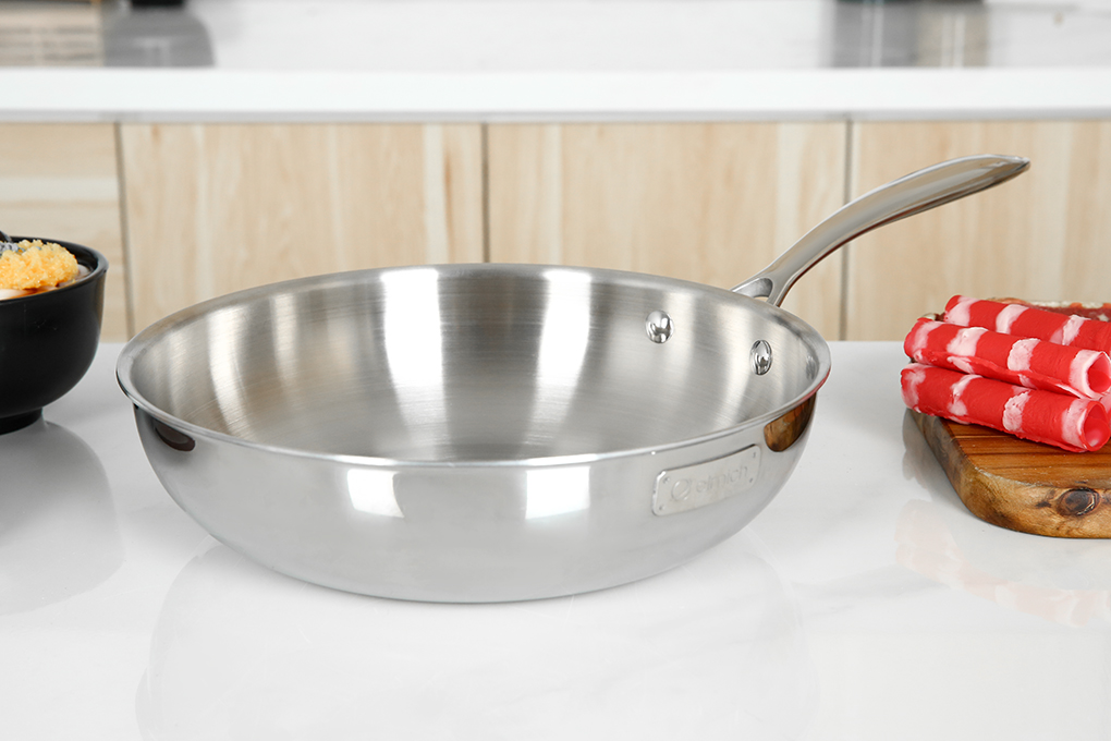 Chảo inox nguyên khối sâu đáy từ 26 cm Elmich Trimax EL-2836IN26 Màu Inox