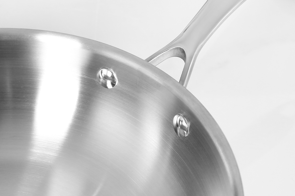 Chảo inox nguyên khối sâu đáy từ 26 cm Elmich Trimax EL-2836IN26 Màu Inox