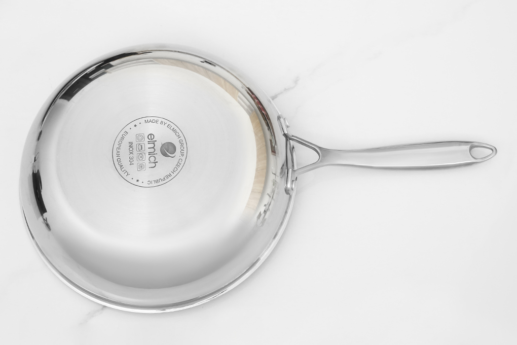 Chảo inox nguyên khối sâu đáy từ 26 cm Elmich Trimax EL-2836IN26 Màu Inox