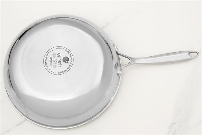 Chảo inox nguyên khối sâu đáy từ 28 cm Elmich Trimax EL-2836IN28 Màu Inox