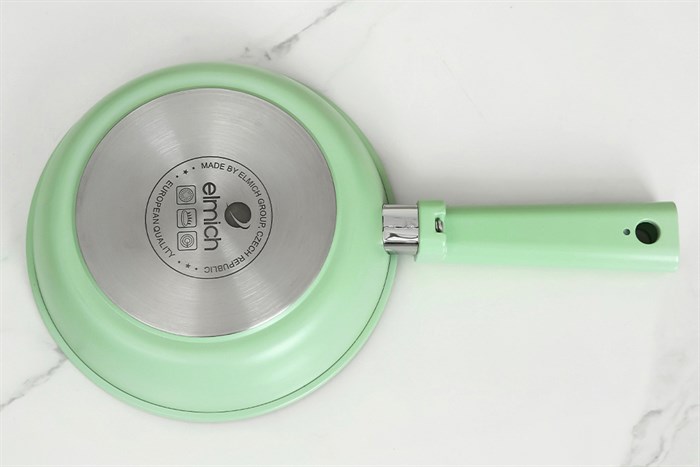 Chảo nhôm chống dính đáy từ 20 cm Elmich Hera II EL-5941GY20 Màu Xanh lá