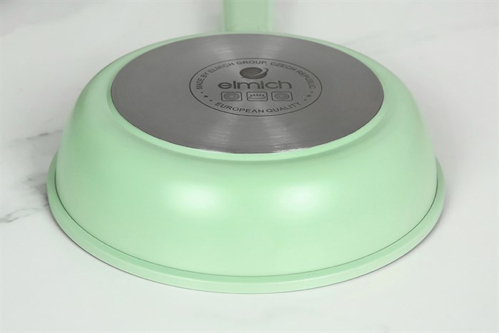 Chảo nhôm chống dính đáy từ 20 cm Elmich Hera II EL-5941GY20 Màu Xanh lá