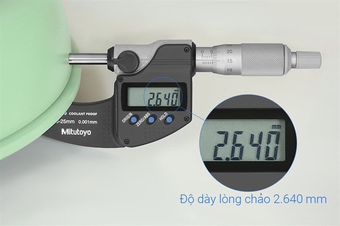 Chảo nhôm chống dính đáy từ 24 cm Elmich Hera II EL-5941GY24 Màu Xanh lá