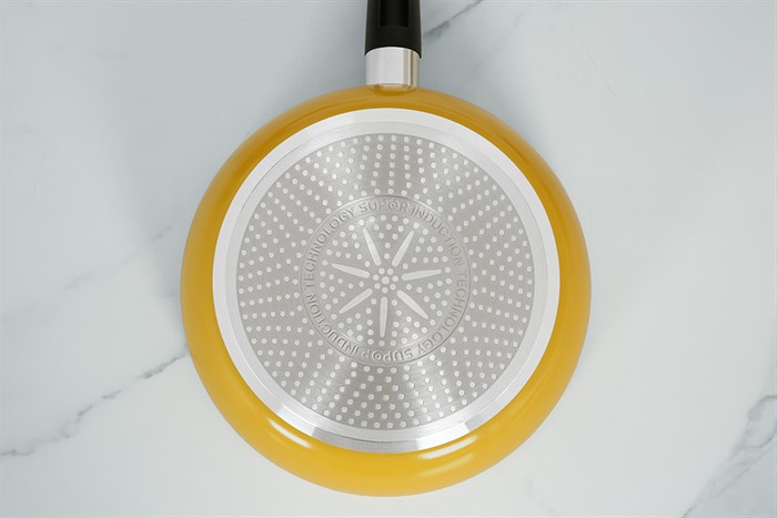Chảo nhôm sâu chống dính đáy từ 24cm Supor H23110-SJ24 Màu Vàng