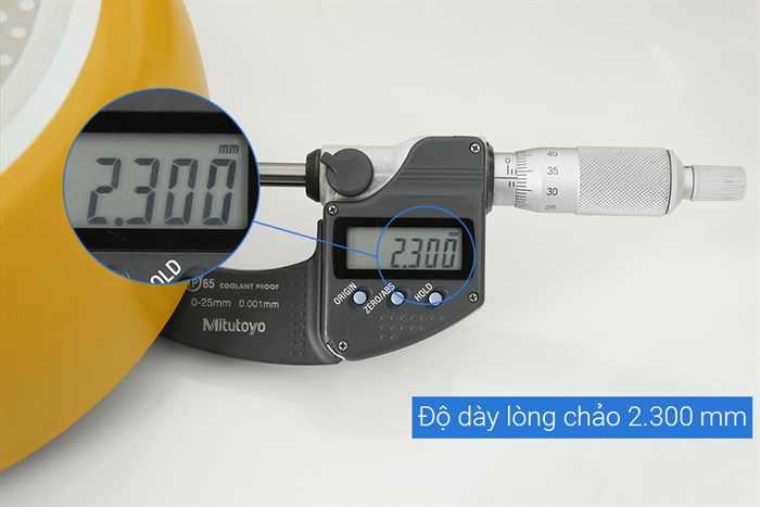 Chảo nhôm sâu chống dính đáy từ 24cm Supor H23110-SJ24 Màu Vàng