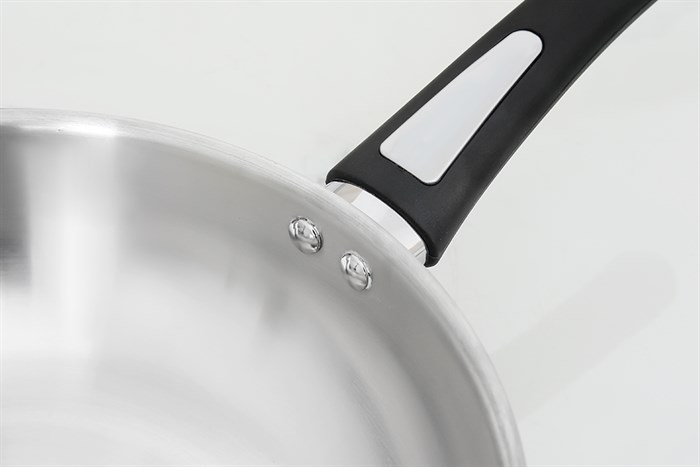Chảo inox nguyên khối sâu đáy từ 28 cm Elmich Basic EL-2842IN28 Màu Inox