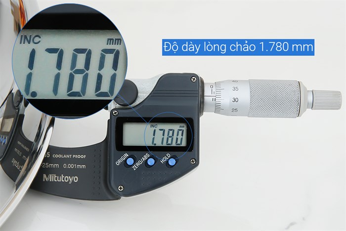 Chảo inox nguyên khối sâu đáy từ 28 cm Elmich Basic EL-2842IN28 Màu Inox