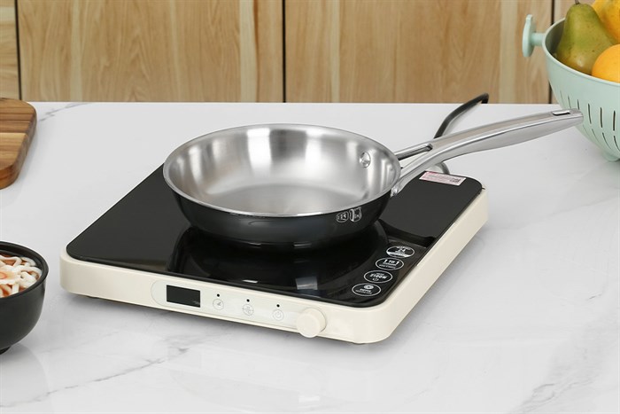 Chảo inox nguyên khối đáy từ 20 cm Elmich Trimax EL-2838IN20 Màu Inox