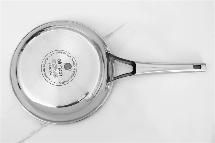 Chảo inox nguyên khối đáy từ 20 cm Elmich Trimax EL-2838IN20 Màu Inox