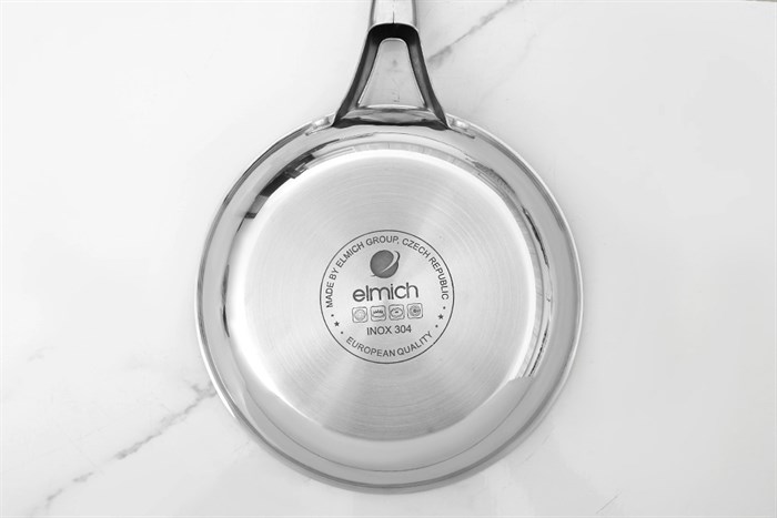 Chảo inox nguyên khối đáy từ 20 cm Elmich Trimax EL-2838IN20 Màu Inox