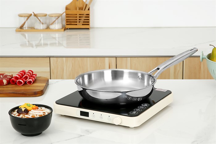 Chảo inox nguyên khối đáy từ 26 cm Elmich Trimax EL-2838IN26