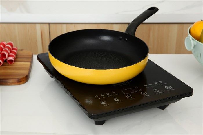 Chảo nhôm chống dính vân đá đáy từ 26 cm Supor H23110-J26