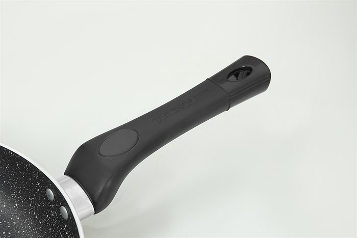 Chảo nhôm chống dính vân đá đáy từ 24 cm Sunhouse SH24G Màu Xanh lá