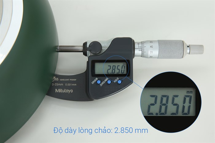 Chảo nhôm chống dính vân đá đáy từ 24 cm Sunhouse SH24G Màu Xanh lá