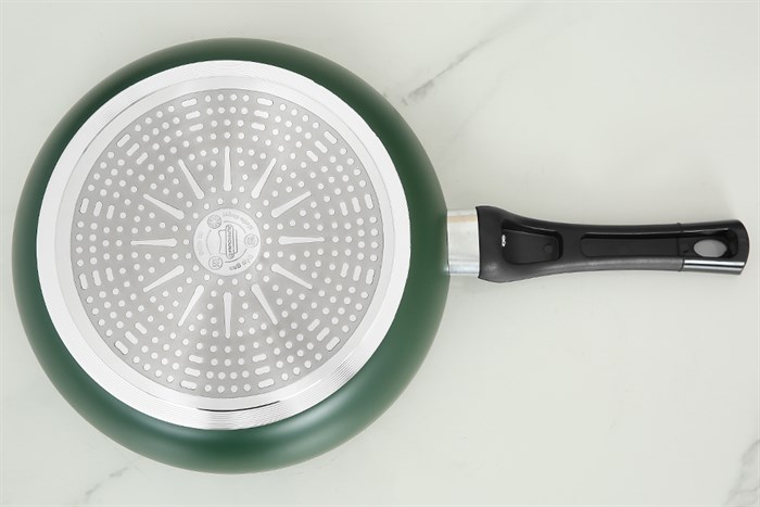 Chảo nhôm chống dính vân đá đáy từ 26 cm Sunhouse SH26G Màu Xanh lá