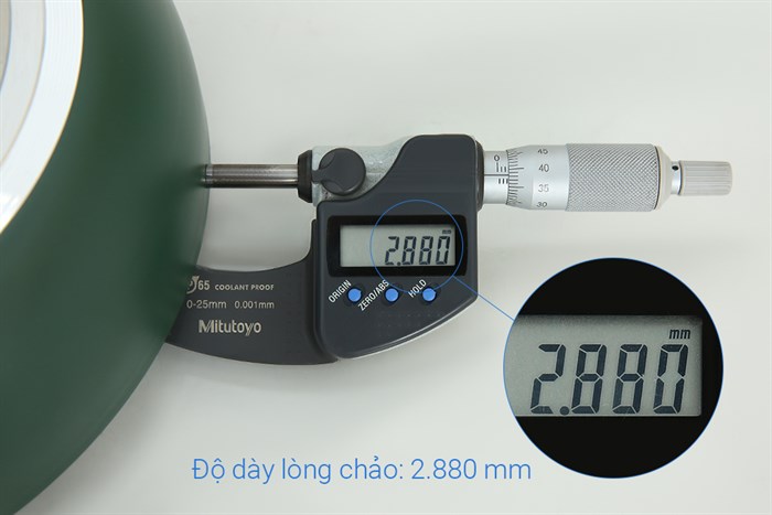 Chảo nhôm chống dính vân đá đáy từ 26 cm Sunhouse SH26G Màu Xanh lá