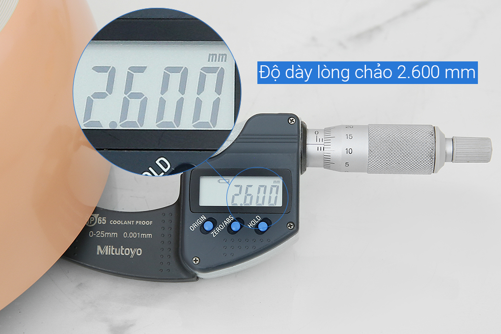 Chảo nhôm sâu chống dính vân đá đáy từ 24 cm Sunhouse SHS24MPT Màu Hồng