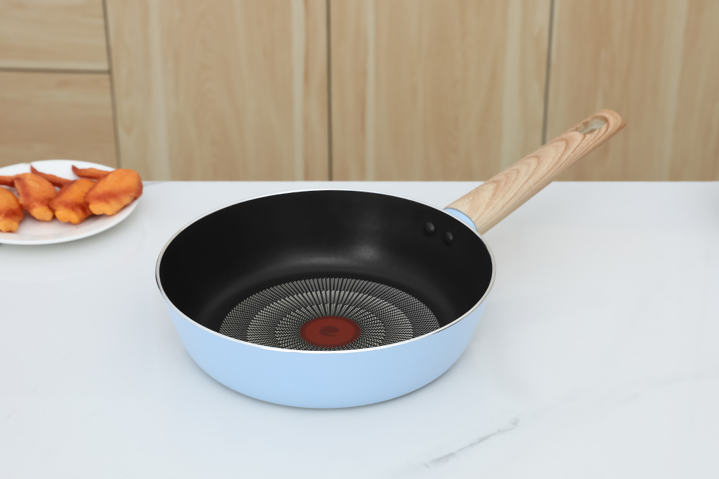 Chảo nhôm sâu chống dính đáy từ 24 cm Elmich Nature EL-5947MG24 Màu Xanh