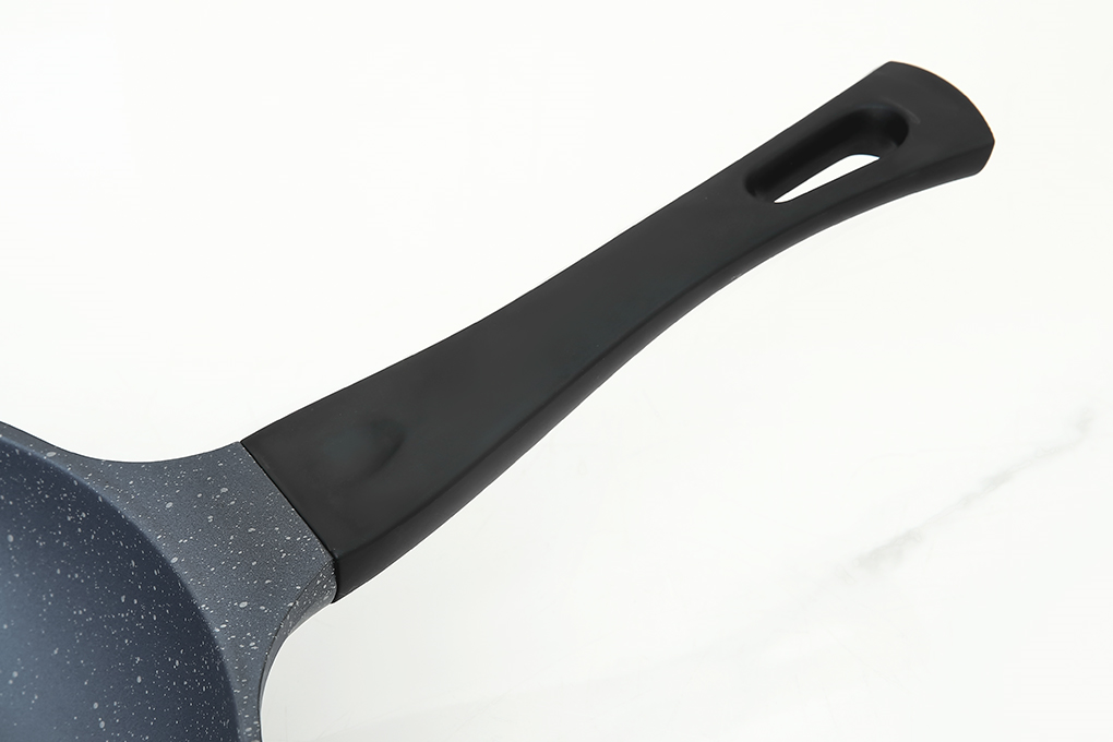 Chảo nhôm sâu chống dính vân đá đáy từ 24 cm Supor DuraRock H23102-J24 Màu Xanh