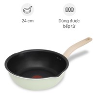 Chảo nhôm sâu chống dính đáy từ 24 cm Tefal So Matcha G1796495