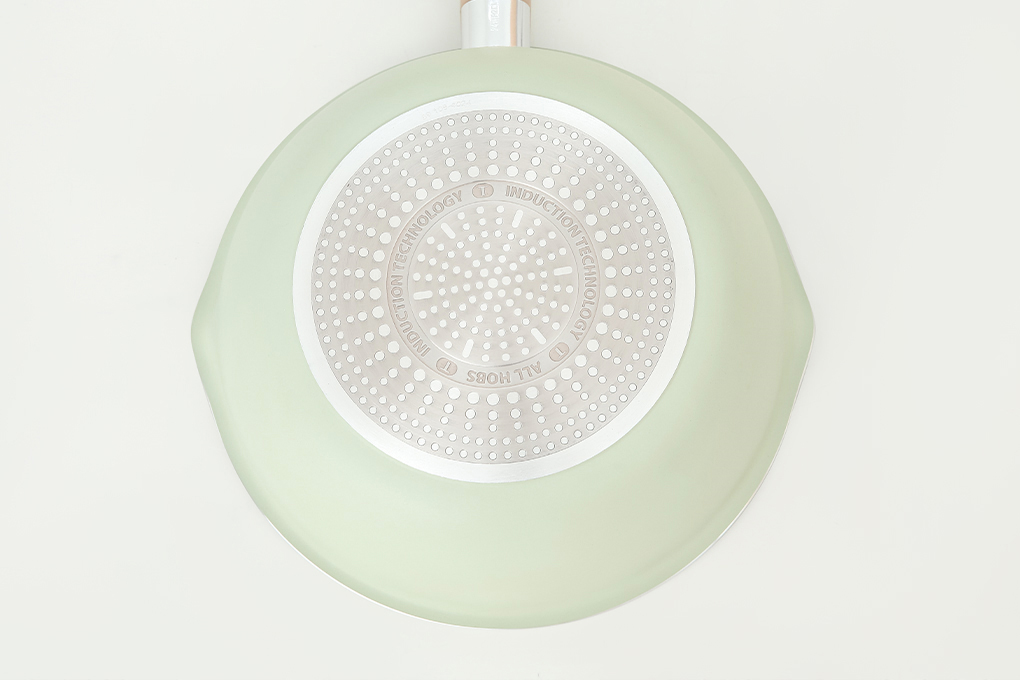 Chảo nhôm sâu chống dính đáy từ 24 cm Tefal So Matcha G1796495 Màu Xanh