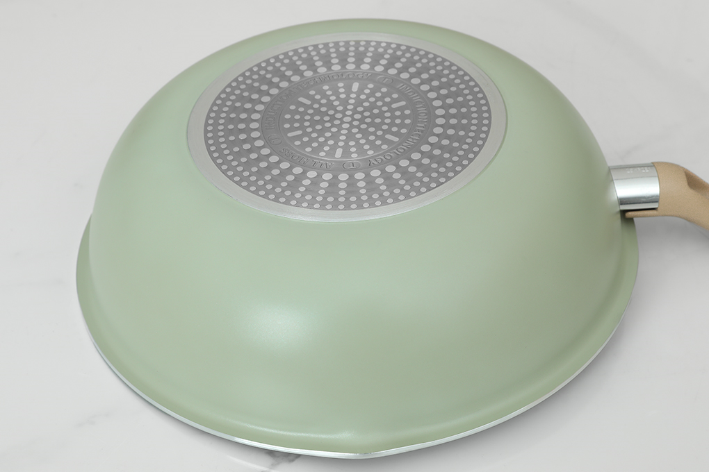 Chảo nhôm sâu chống dính đáy từ 28 cm Tefal So Matcha G1796695 Màu Xanh