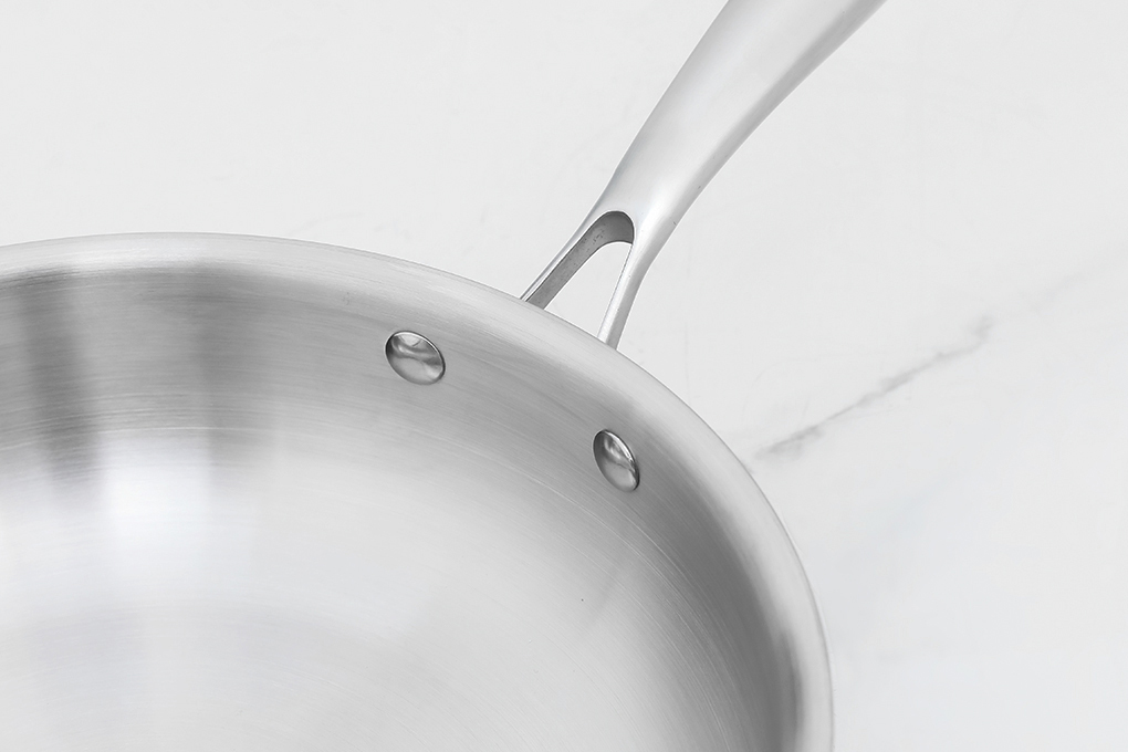 Chảo inox nguyên khối sâu đáy từ 26 cm Green Cook GCP245-26IH Màu Hồng
