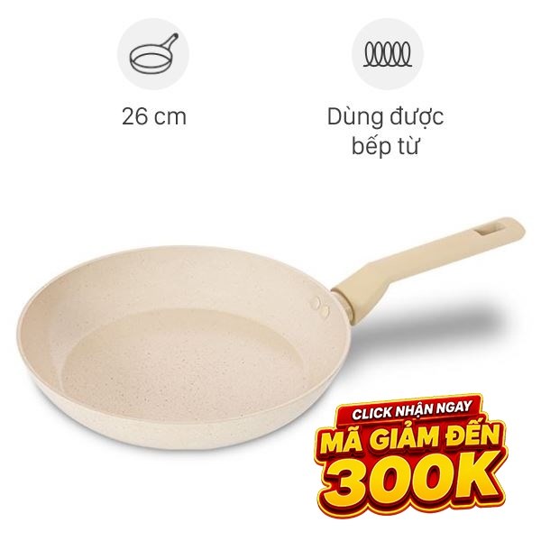 Chảo nhôm chống dính đáy từ Lock&Lock CAF2675IH