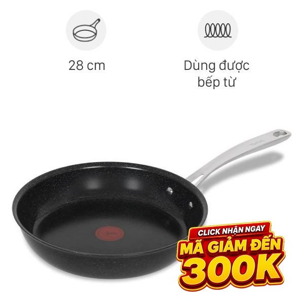 Chảo nhôm chống dính đáy từ Tefal Excellence G2150623