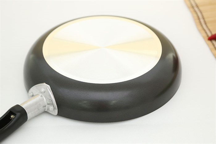 Chảo nhôm chống dính 24 cm Sunhouse HappyTime Màu Đen