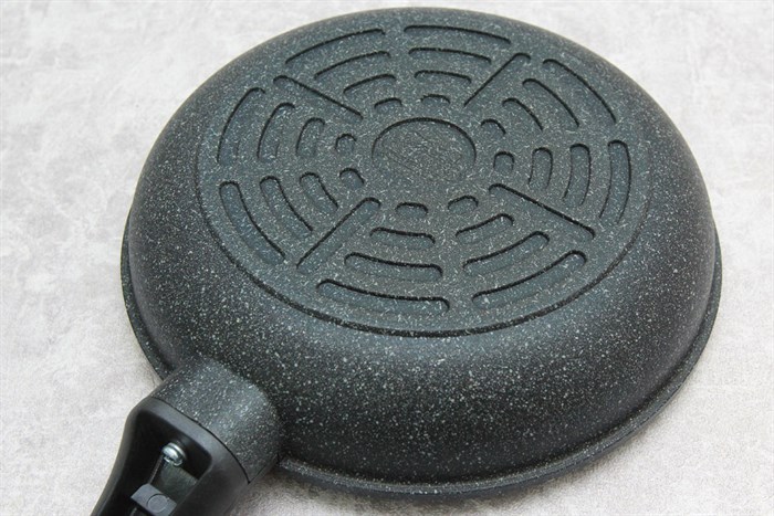 Chảo nhôm chống dính đá hoa cương 26 cm Sunhouse SBD26 Màu Đen