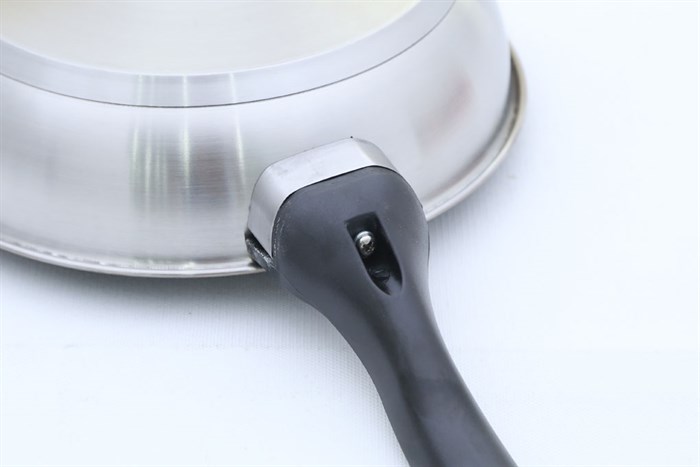 Chảo inox chống dính đáy từ 24 cm Fivestar CKD24-3DI Màu Đen - Xám